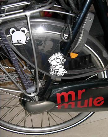 custom bike name stickers