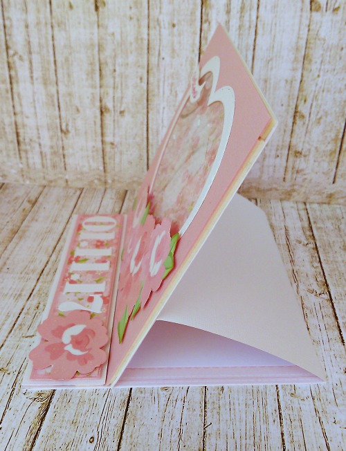 a room full of cards shaker easel κάρτα για μωράκι!