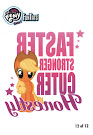 My Little Pony Tattoo Card 12 Series 4 Trading Card