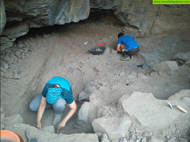 Da comienzo en Tijarafela tercera campaña de investigación arqueológica enel barranco de Los Gomeros