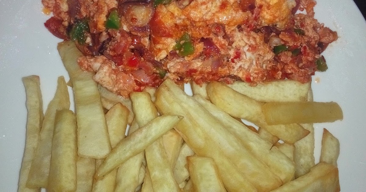 Pwesh Kitchen All Nigerian Food Recipe Blog FRIED YAM WITH EGG SAUCE