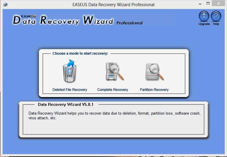 easeus data recovery wizard professional 5.0.1 gratuit