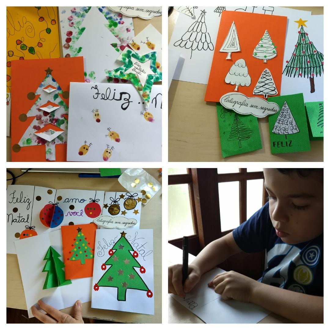 DICAS Homeschooling: Oficinas gratuitas de cartões de Natal