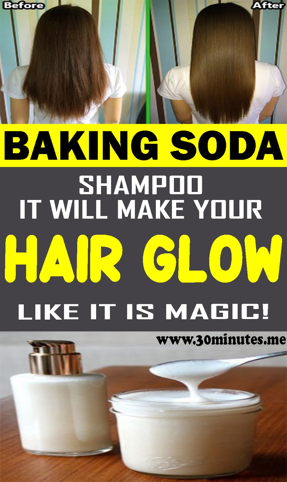Baking Soda Shampoo It Will Make Your Hair Grow Like It Is Magic