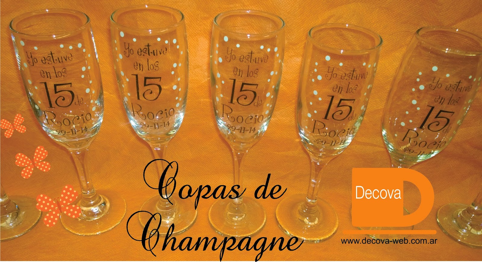rociar mucho Desafortunadamente SOUVENIRS, TAZAS PERSONALIZADAS!!!: Souvenirs 15 años, Copas de champagne