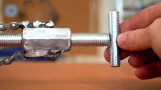 membuat sendiri kunci adjustable wrench dari rantai
