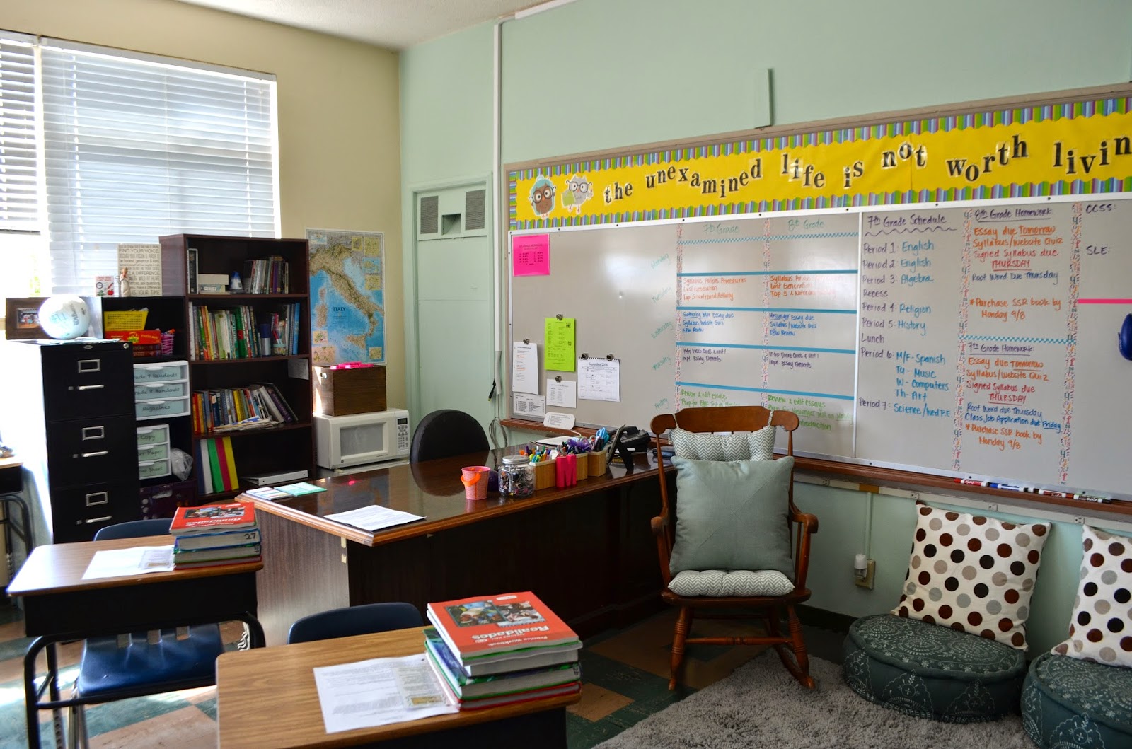 Middle School English Classroom Decor and Organization | EB Academic Camps