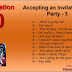 Lesson 20. Accepting an Invitation to a Party