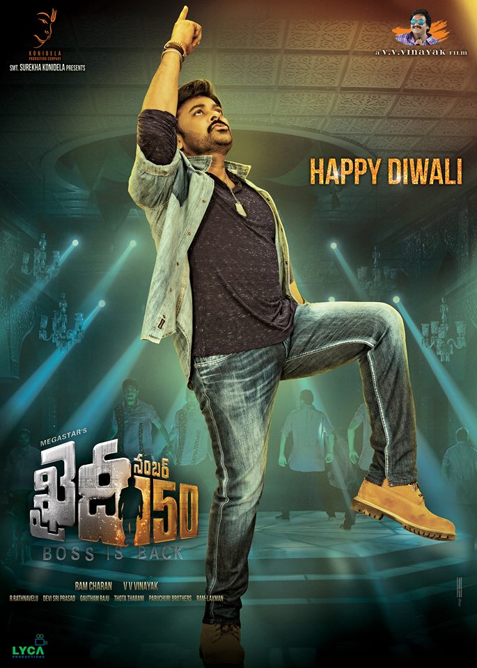 KHAIDI NO.150 - HD Posters - Telugu Movie Posters