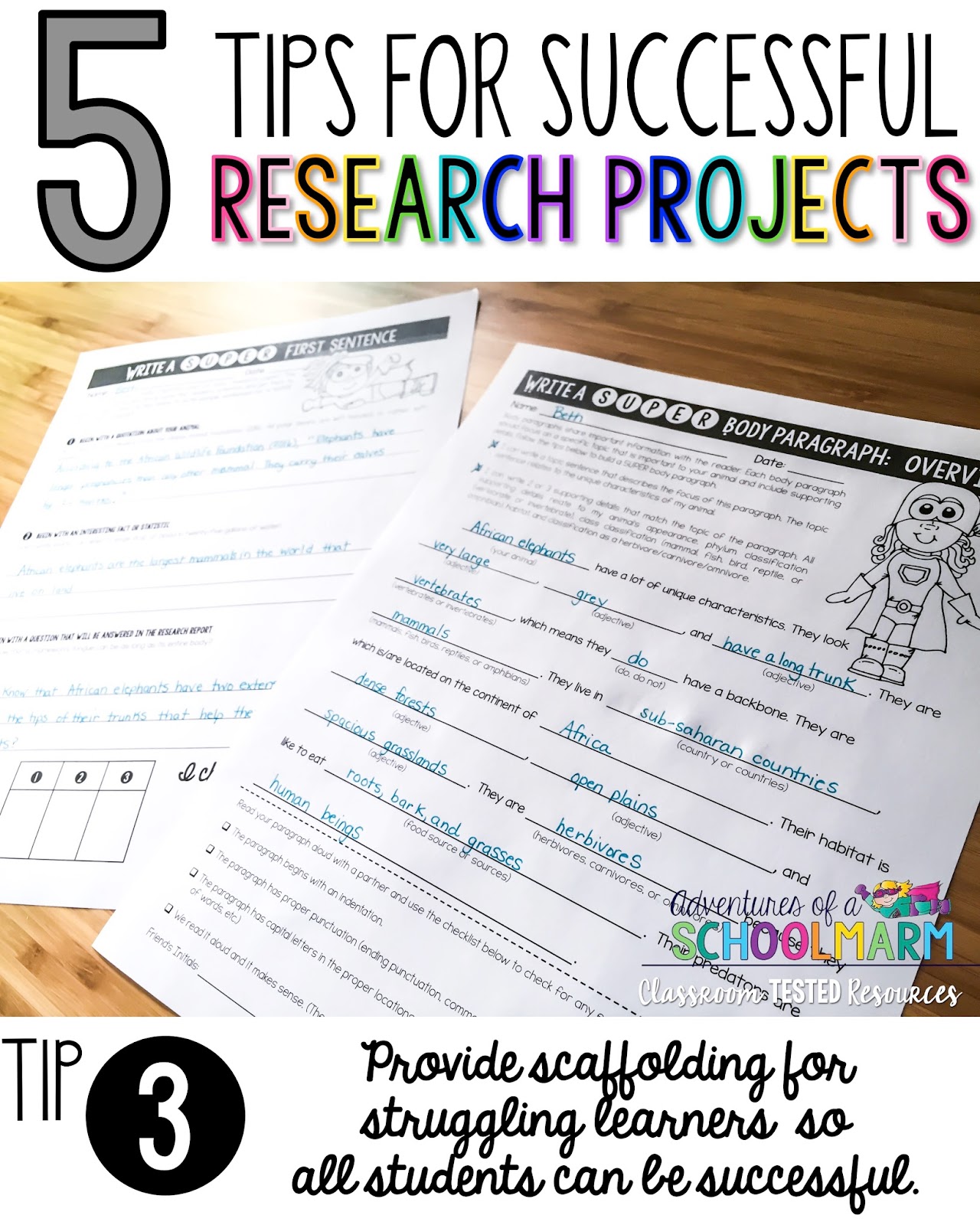 5 Tips for Successful Research Projects | Classroom Tested Resources