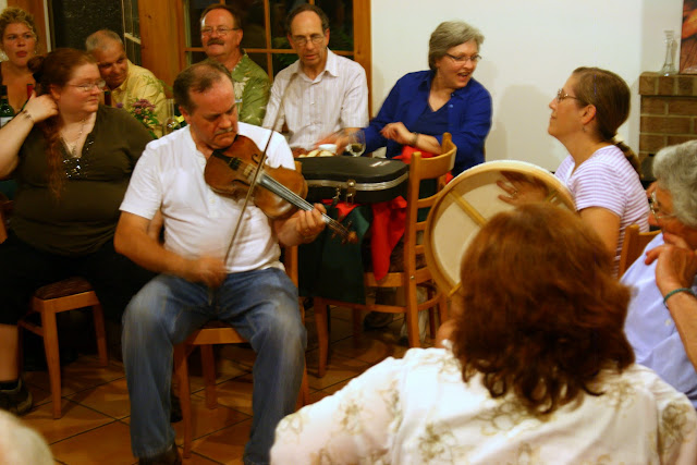 We sang for our supper :)