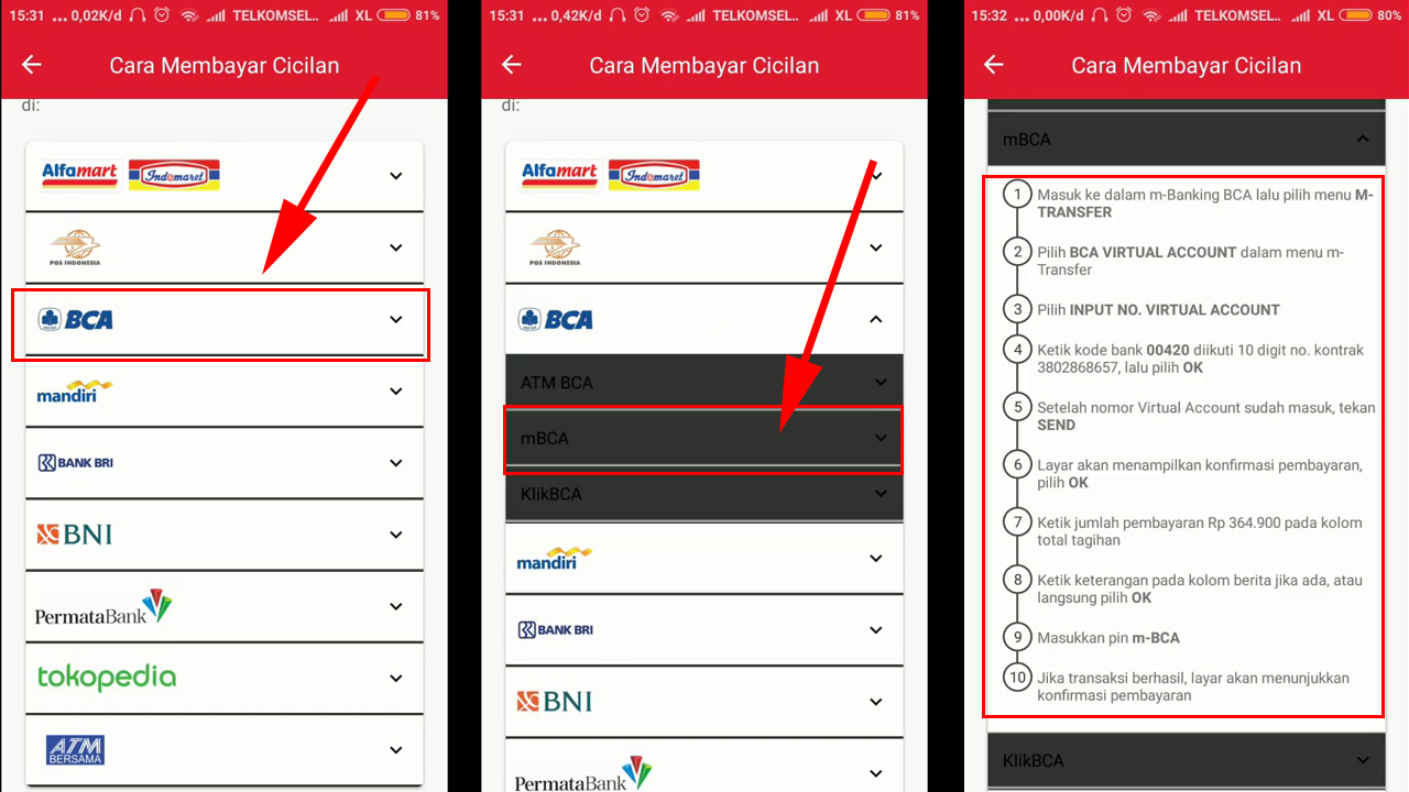 cara membayar tagihan home credit via