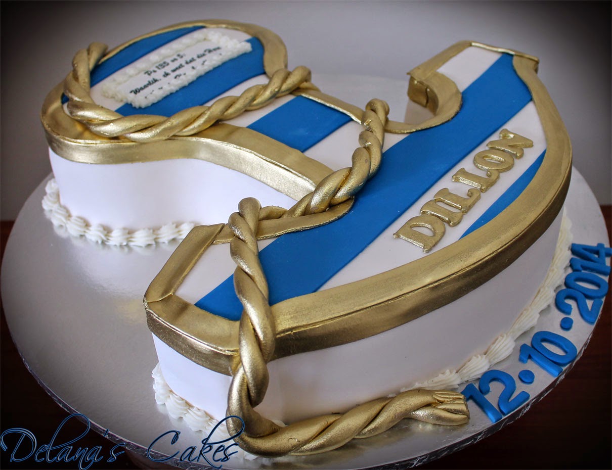 Delana's Cakes Anchor Cake
