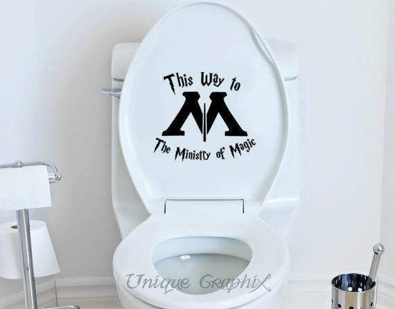 This Way To The Ministry of Magic Vinyl Sticker