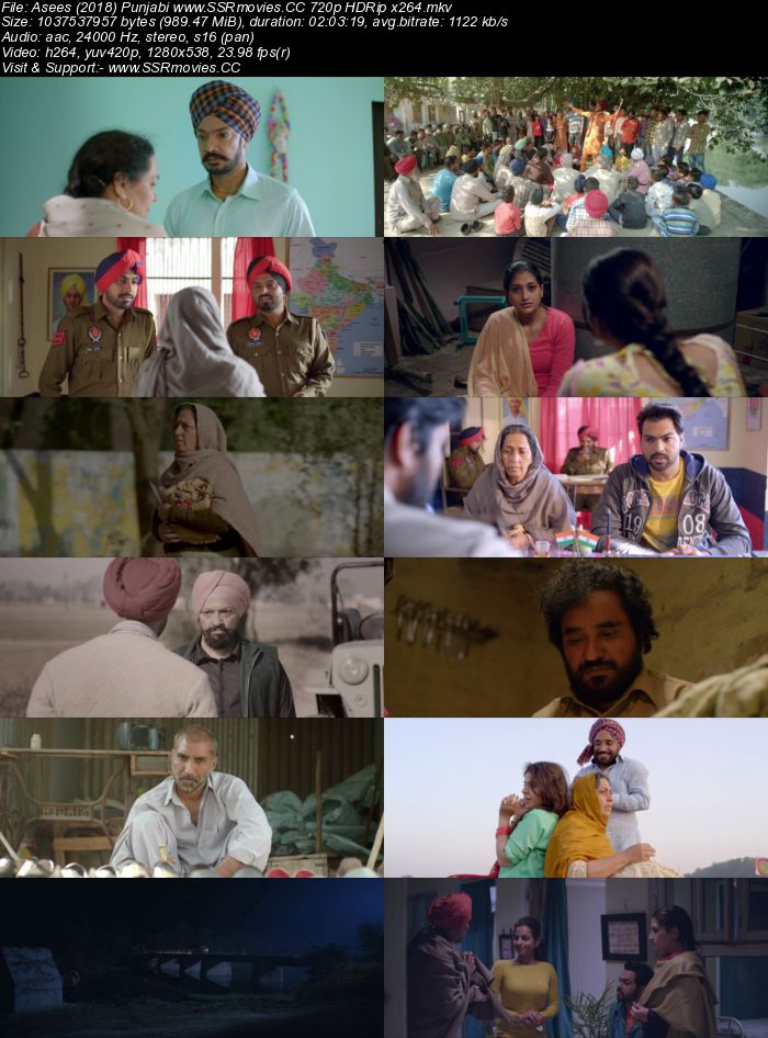 Asees (2018) Punjabi HDRip 300MB Full Movie Download