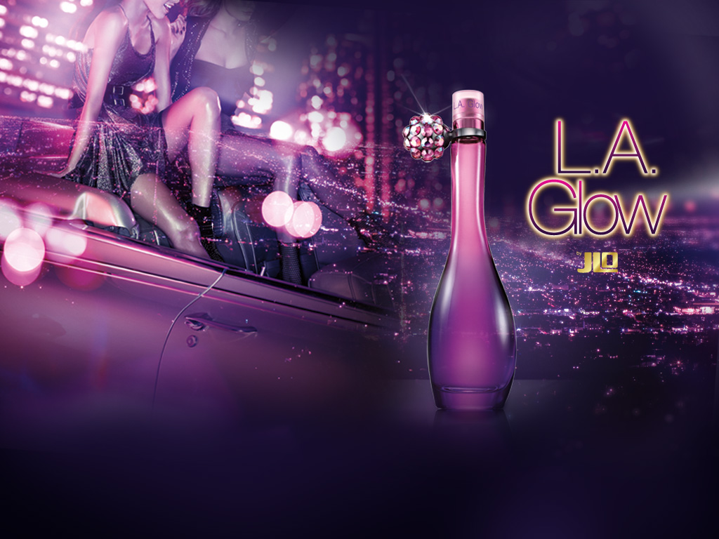 The Face of Beauty Celebrity Fragrance L.A. Glow Perfume by Jennifer Lopez for Women