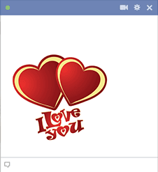 Double Love-You Hearts Sticker