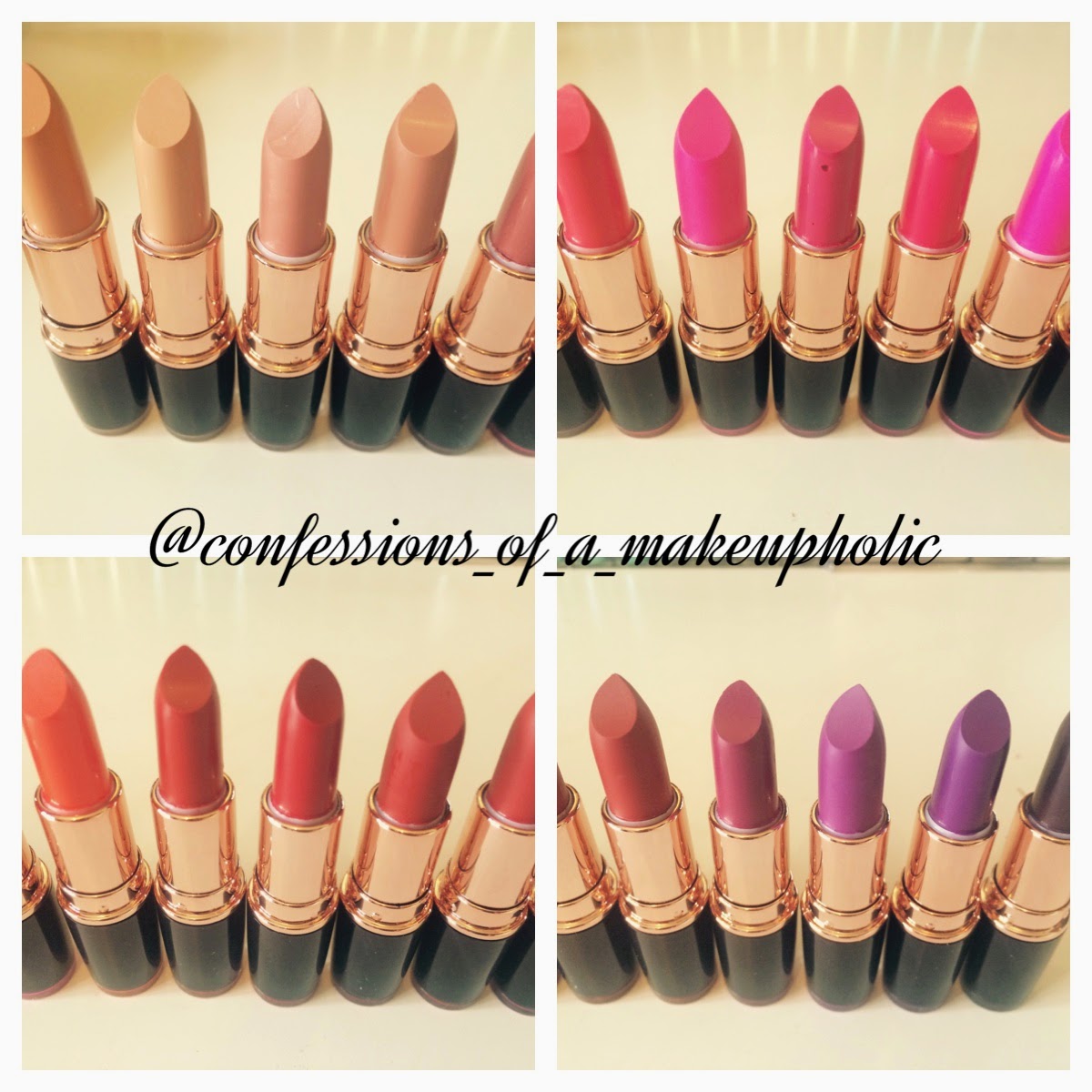Life of Kara Makeup revolution iconic pro lipsticks swatches and review