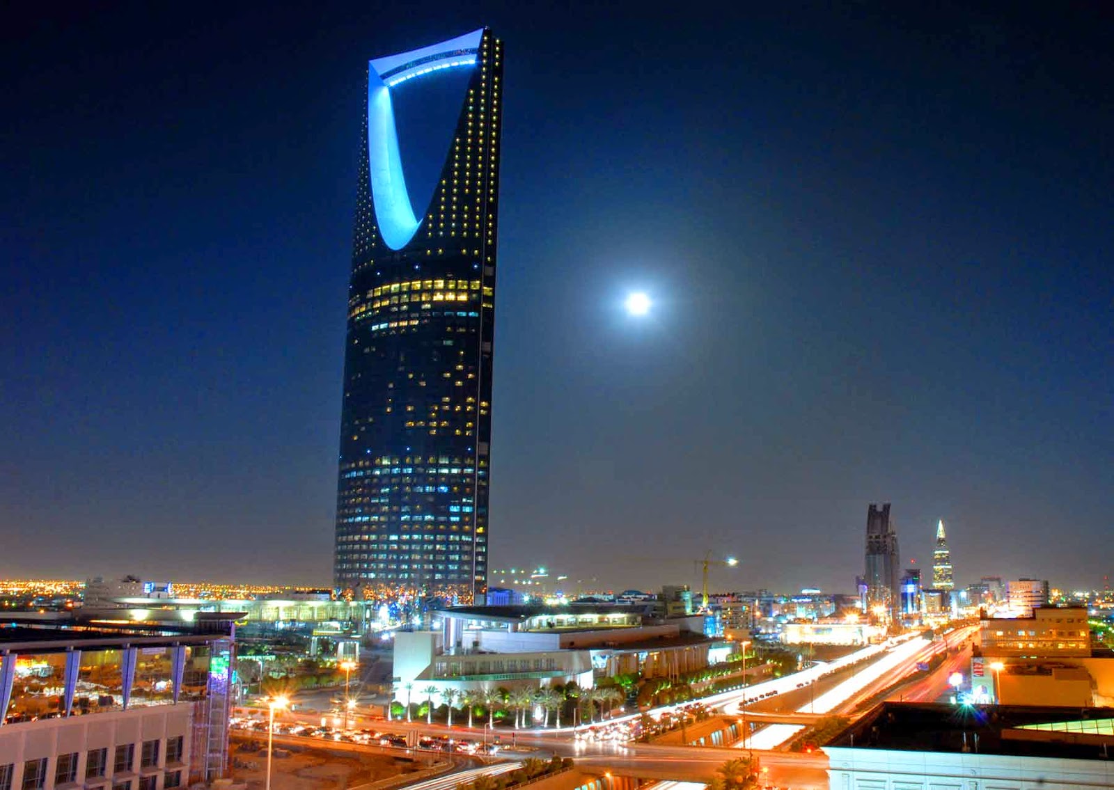 برج المملكة في الرياض المملكة العربية السعودية