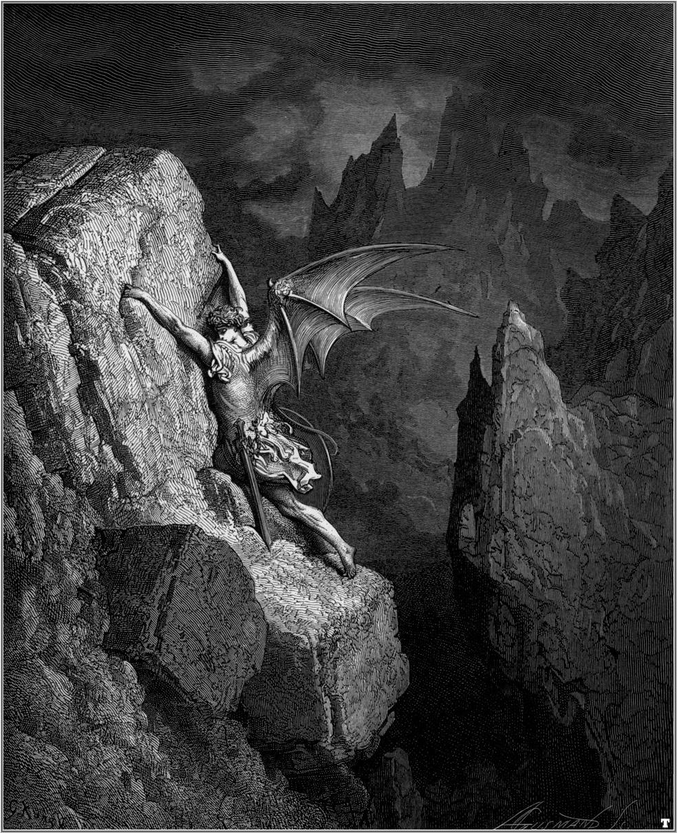 Paul Gustave Doré, Paradise Lost The Fall of Lucifer Dark Classics Paul Gustave Doré, Paradise Lost The Fall of Lucifer Dark Classics