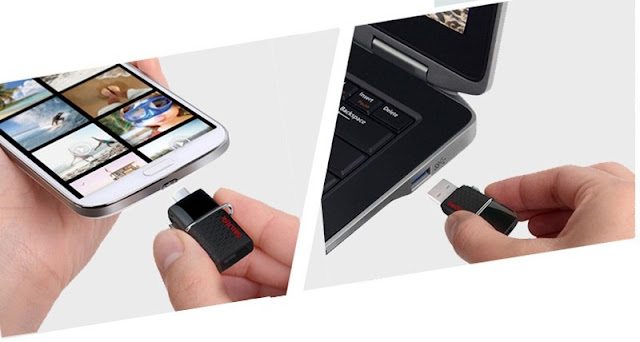 Флэш-накопитель для Android-смартфона/компьютера SanDisk Ultra Dual USB 3.0/micro-USB OTG