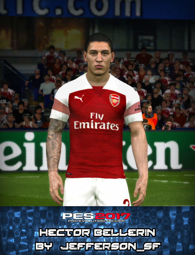 Pes 2017 Faces Hector Bellerin By Faceeditor Jefferson Sf Soccerfandom Com Free Pes Patch And Fifa Updates
