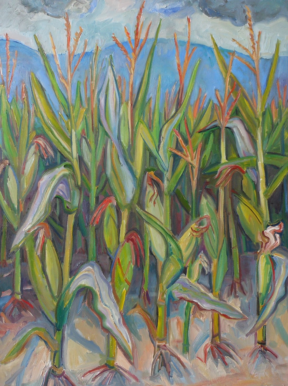 Kate Knapp Artist Blog The Cow Corn Field