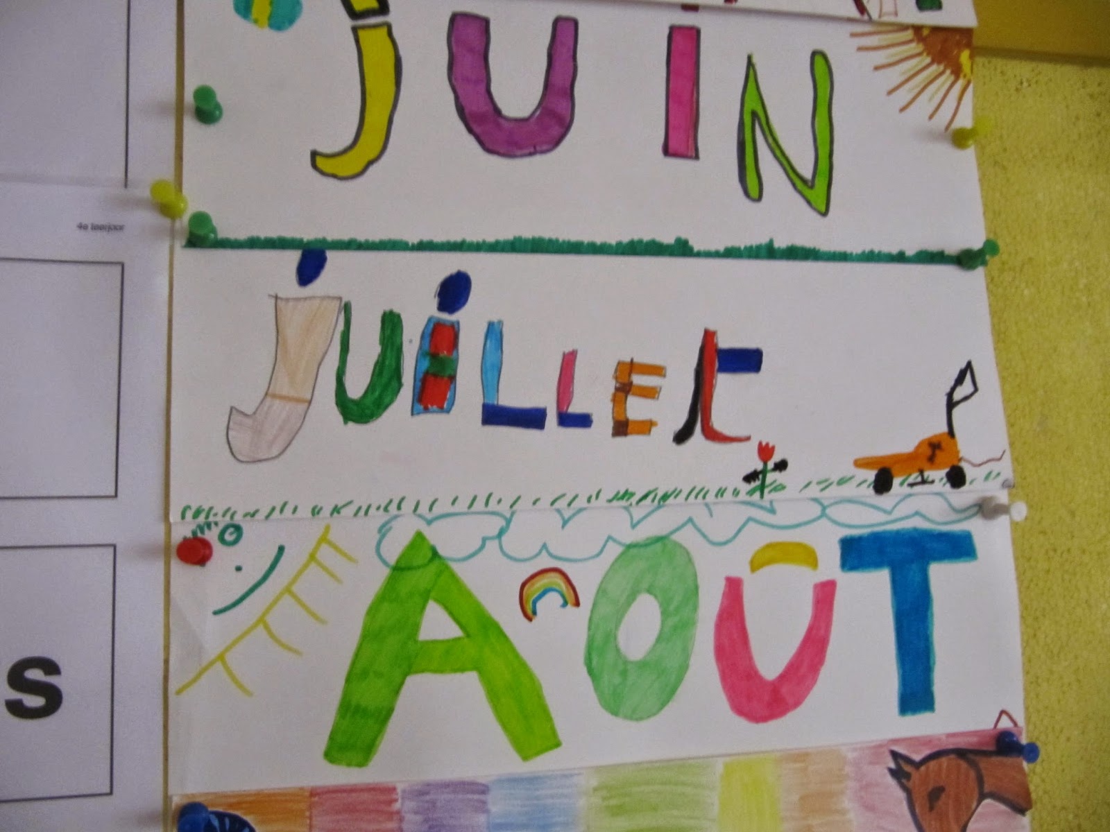 Welkom bij de Madeliefjes!: De maanden van het jaar... in het Frans