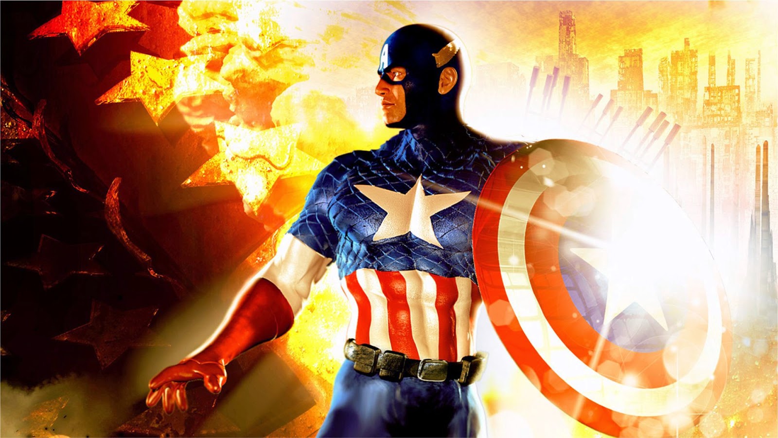 WALLPAPER ANDROID IPHONE Captain America Wallpaper HD