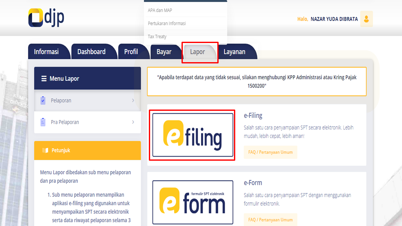 Sementara Layanan Aktivasi Kode EFIN Bisa Dilakukan Secara