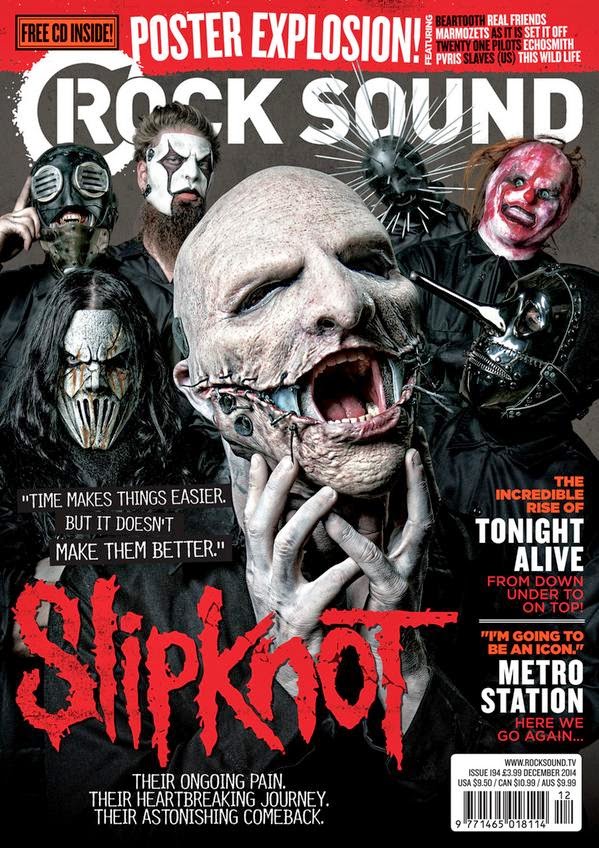 Slipknot Perú: Slipknot portada de la revista Rock Sound en Diciembre