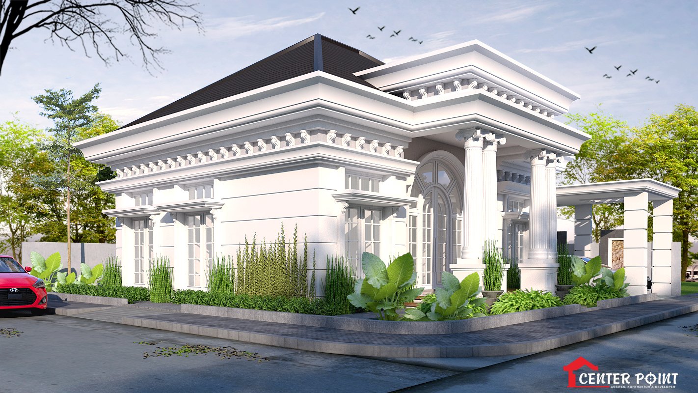 Jasa Arsitek Desain Gambar Rumah Di Tegal Fasade Klasik Classic
