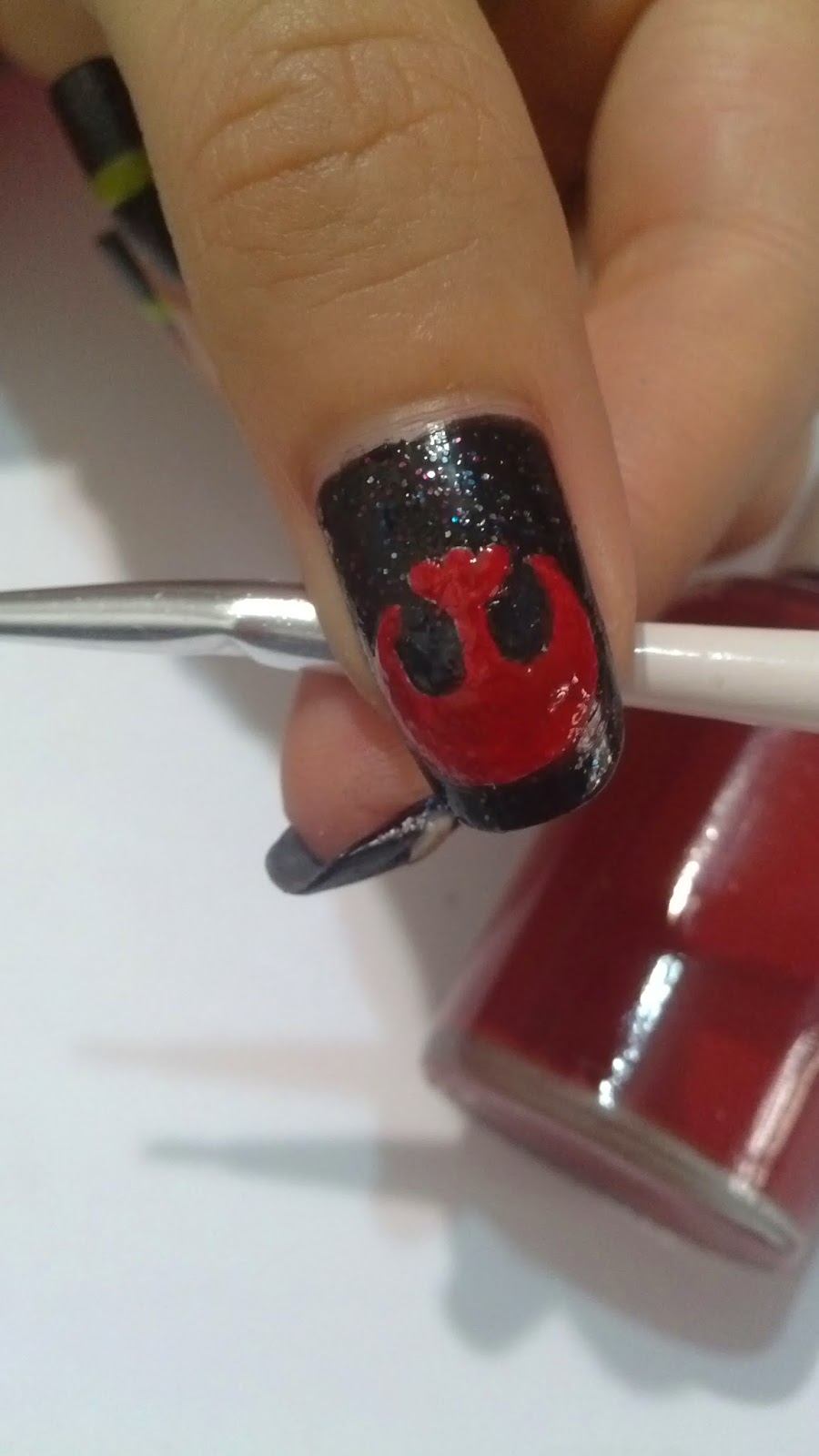 NatioNails LIGHTSABER NAILS