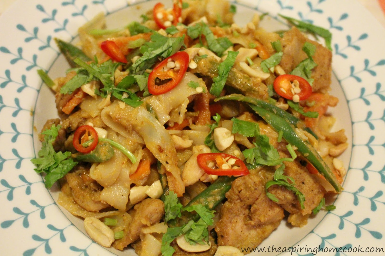 The Aspiring Home Cook Satay Chicken Noodle Stir Fry