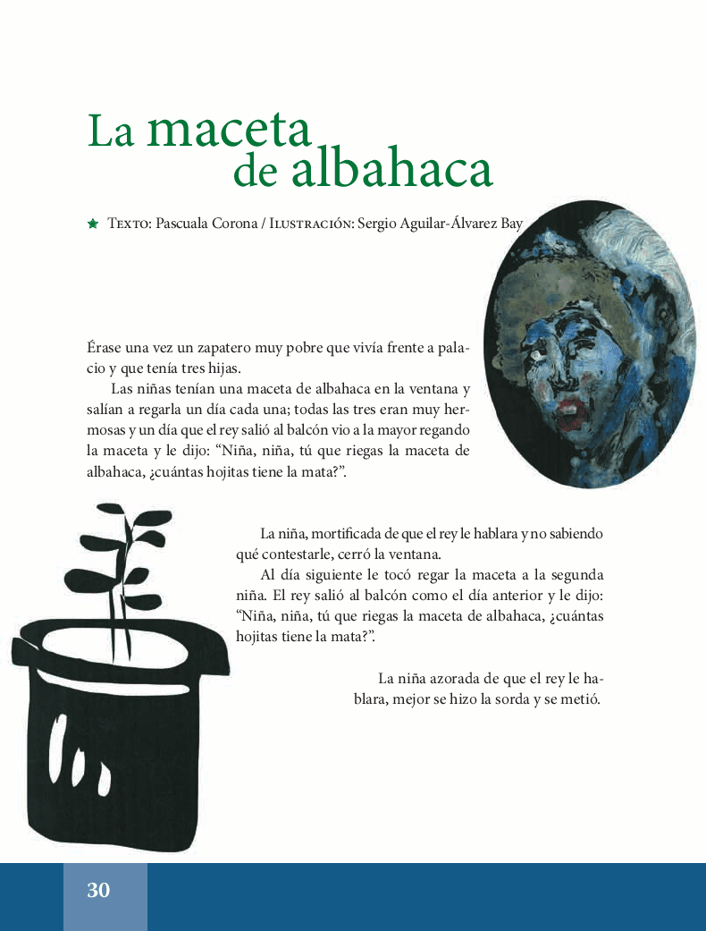 La maceta de albahaca - Español Lecturas 5to 2014-2015