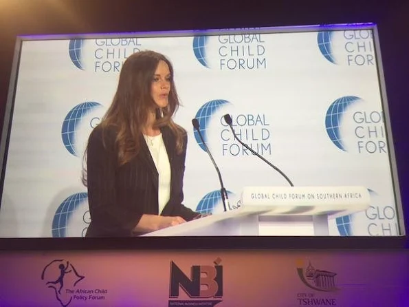 Princess Sofia Hellqvist of Sweden is in Pretoria, South Africa for the Global Child Forum.