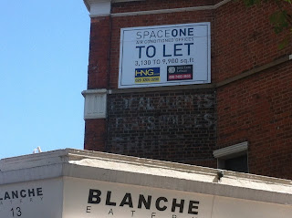Ghost sign, Hammersmith, London 