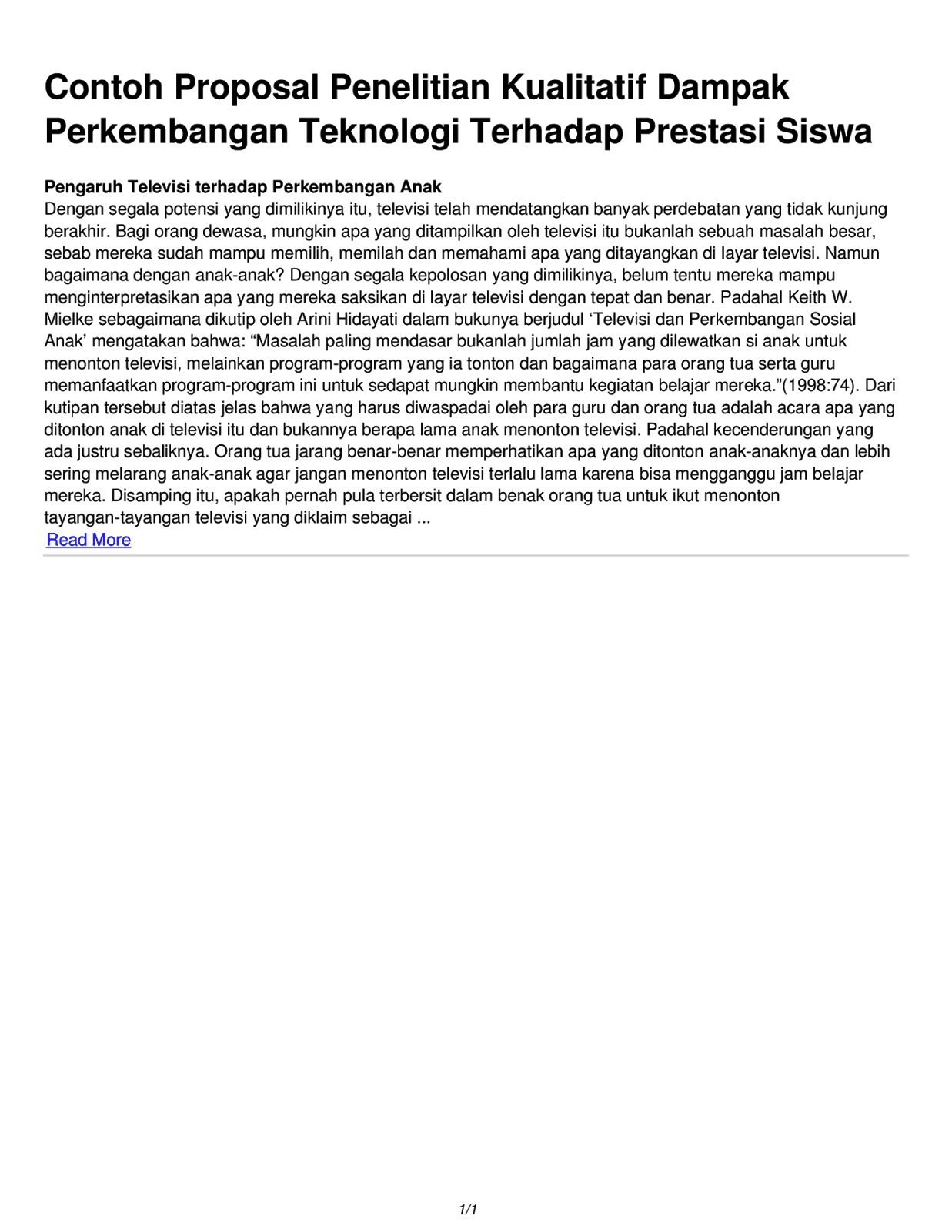 Contoh proposal penelitian kuantitatif pendidikan bahasa indonesia pdf image