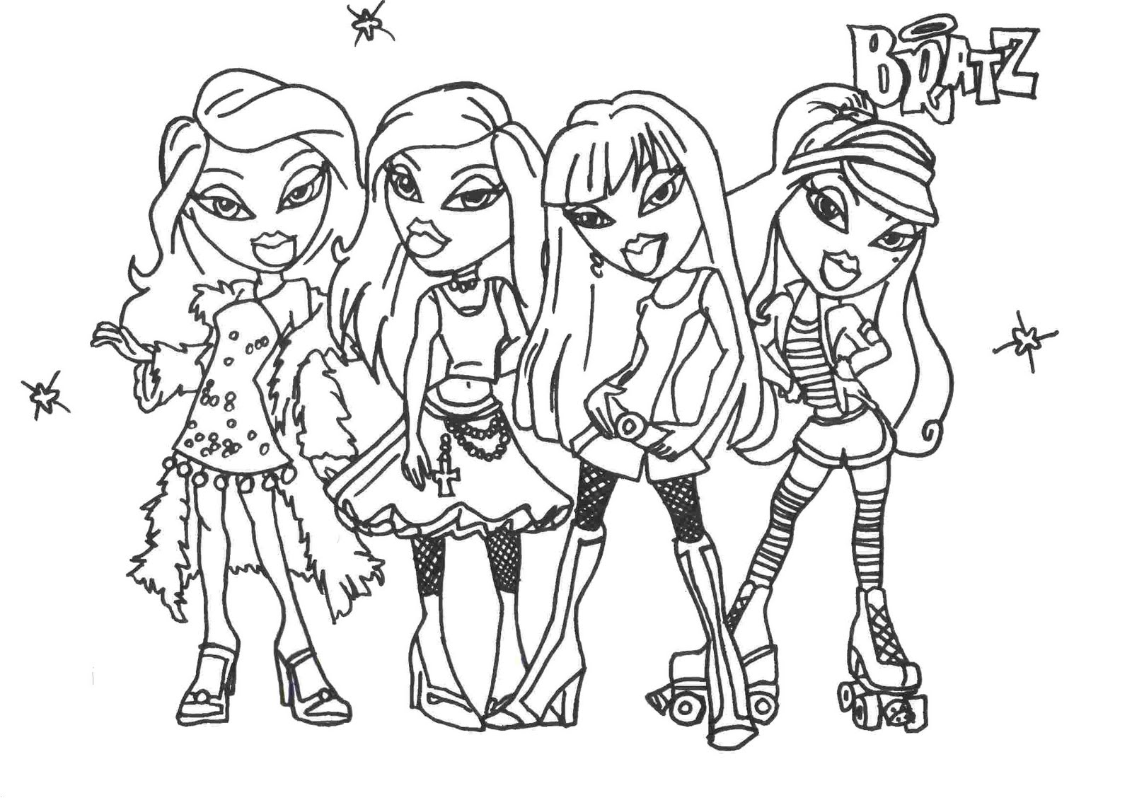 Coloring Pages Mega Blog Bratz Coloring Pages Coloring Pages Mega Blog Bratz Coloring Pages