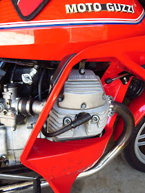 Moto Guzzi V65 SP Engine