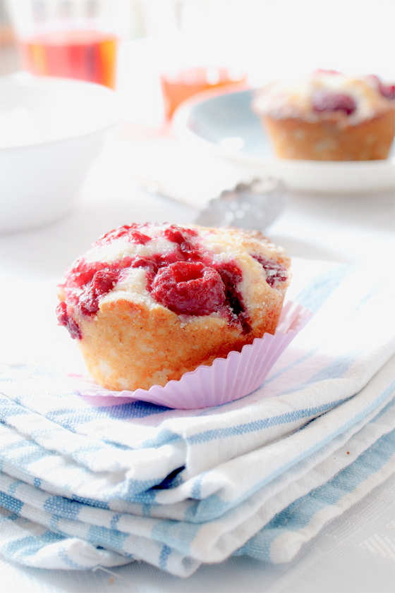 BAs Cooking Lime and raspberries muffins