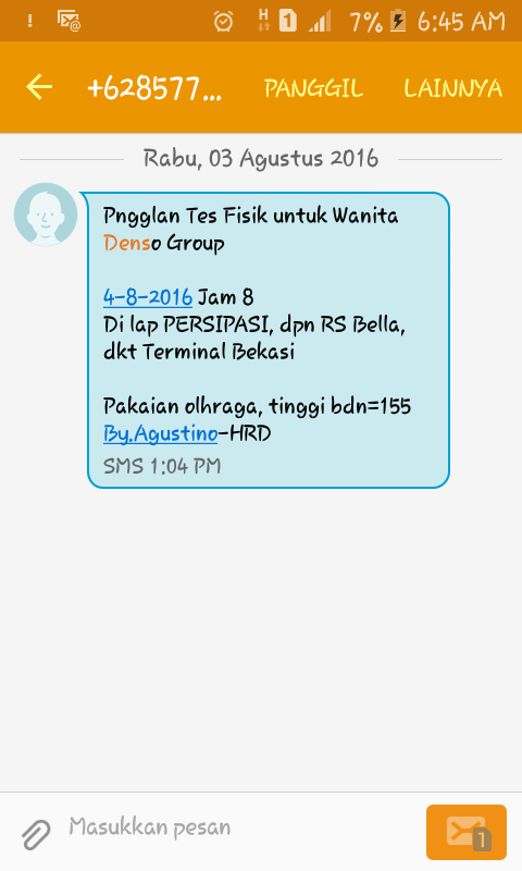 Catatan Si Matahari Pagi Pengalaman Tes Di Pt Denso Group