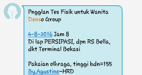 Catatan Si Matahari Pagi Pengalaman Tes Di Pt Denso Group