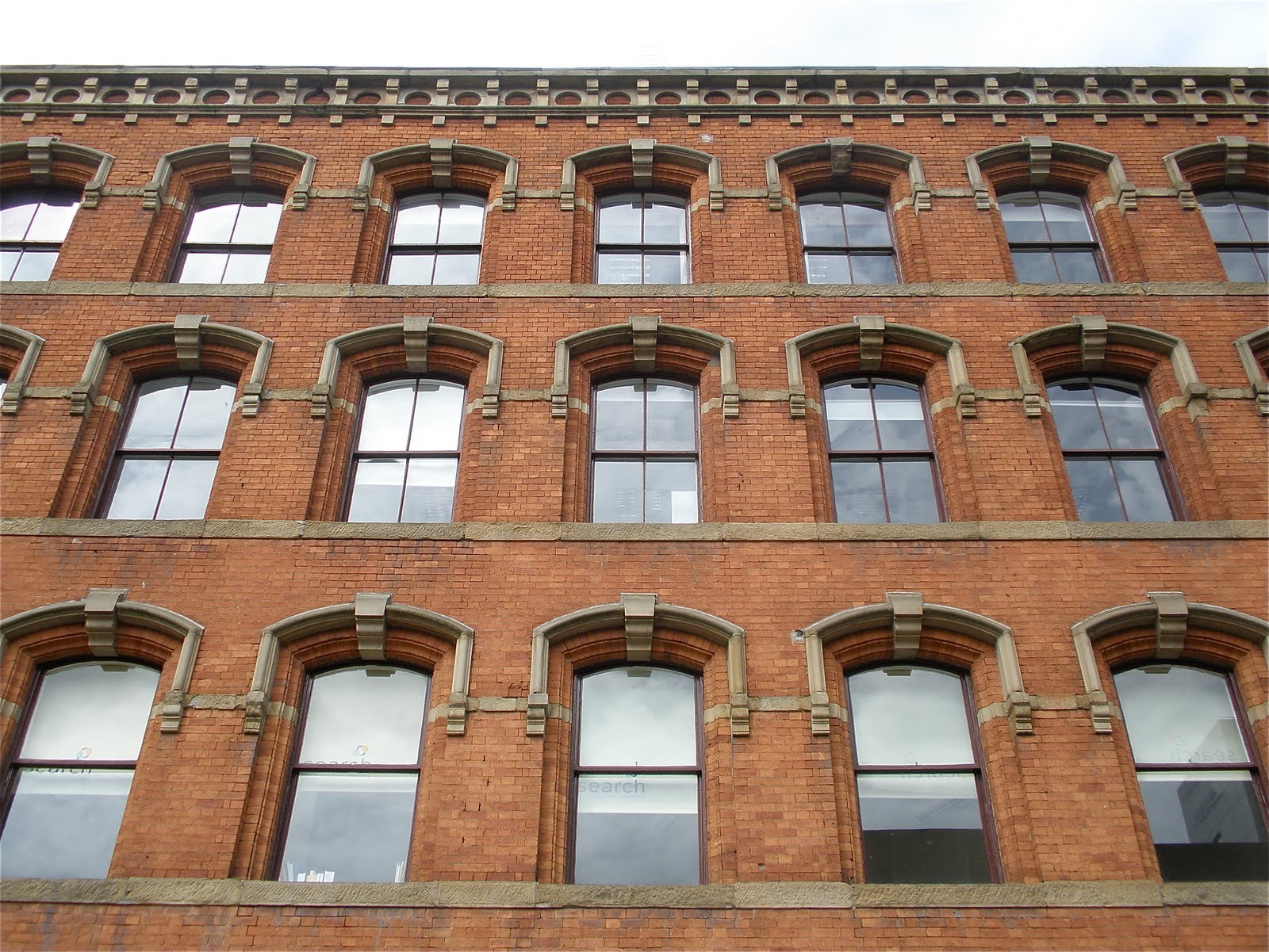 guttae 'Manchester is a red brick city' Southmill Street & Central Street, Manchester