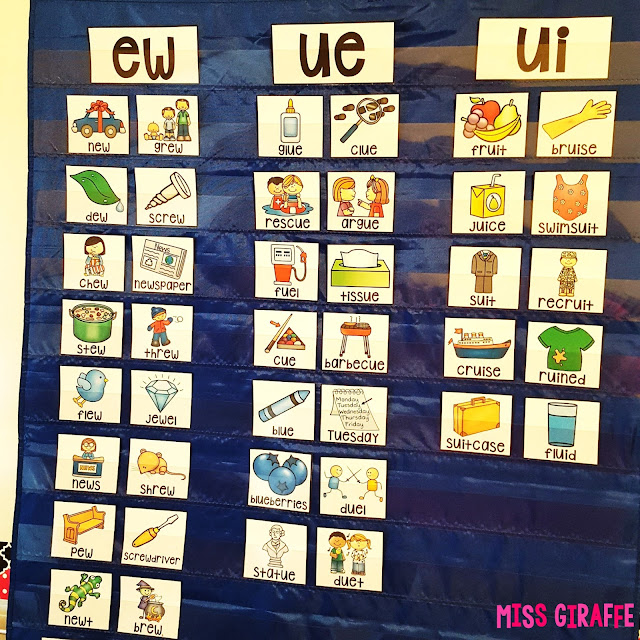 ew ui ue activities for first grade that make phonics learning a lot of fun... check out all her phonics ideas on this blog!