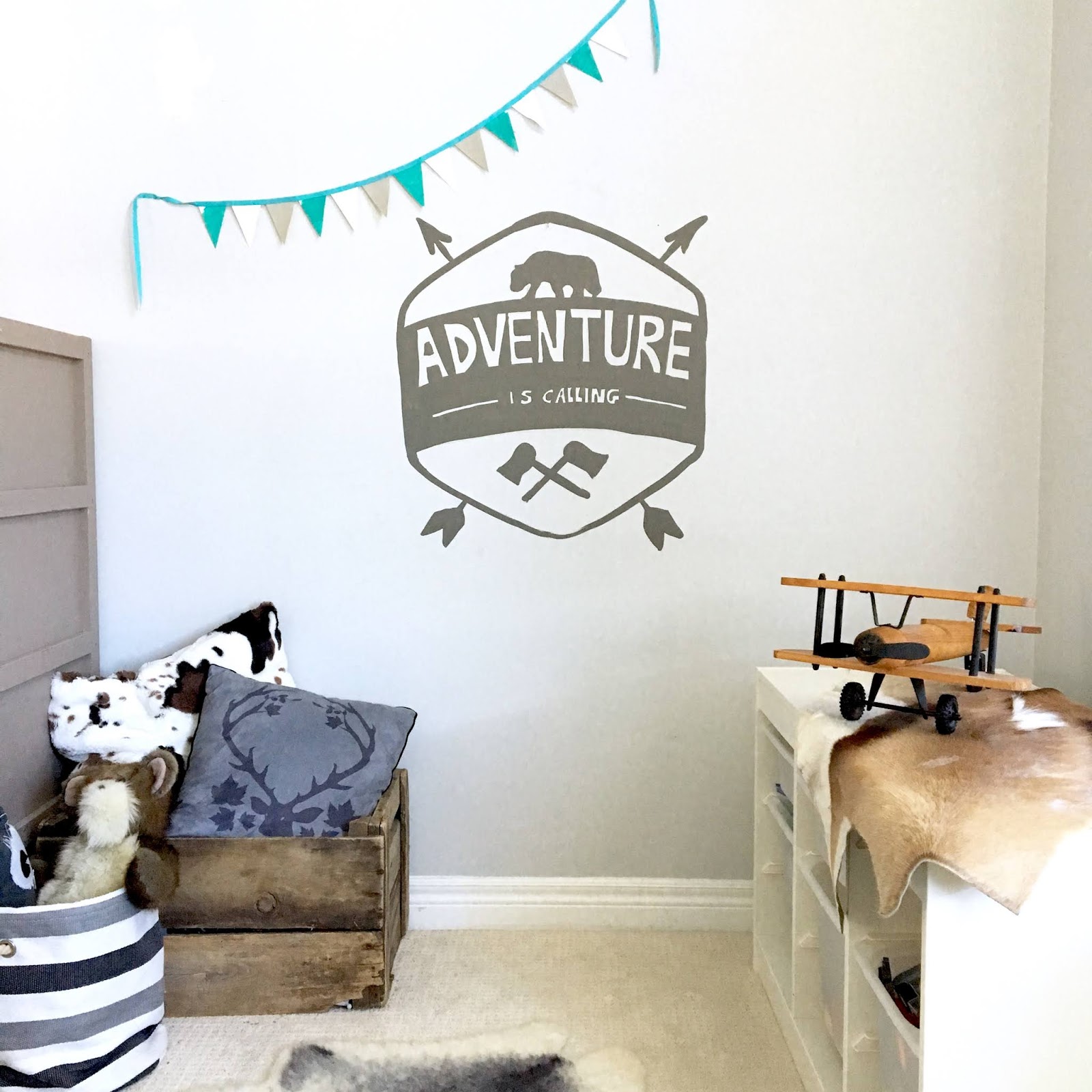 DIY Boys Room Mural Harlow & Thistle