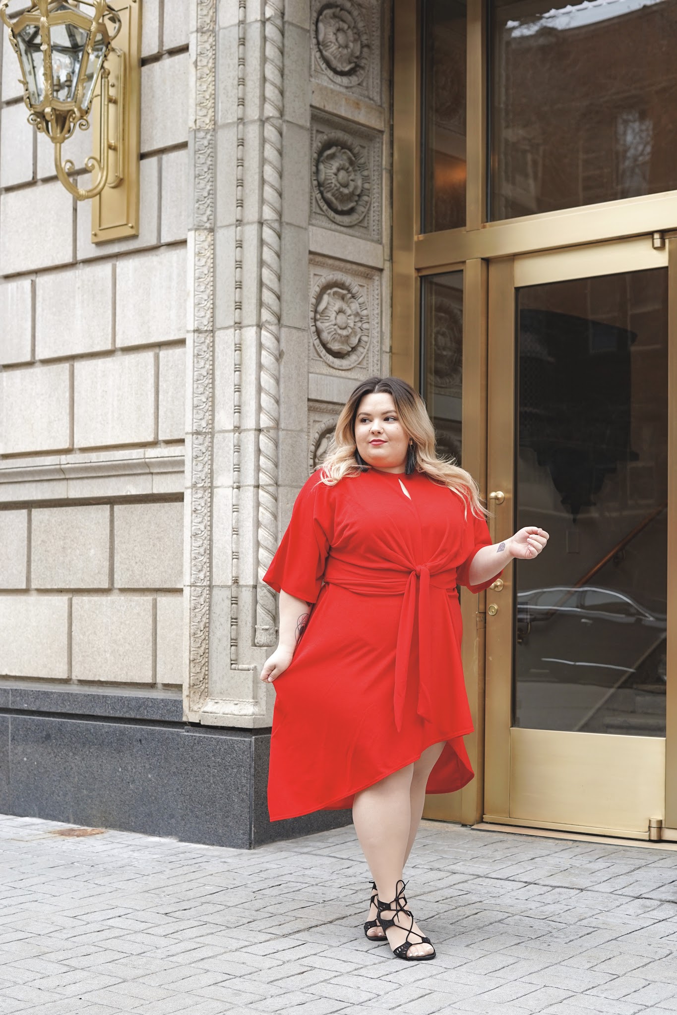 Chicago Plus Size Petite Fashion Blogger and model Natalie Craig reviews Simply Be and Boohoo dresses.