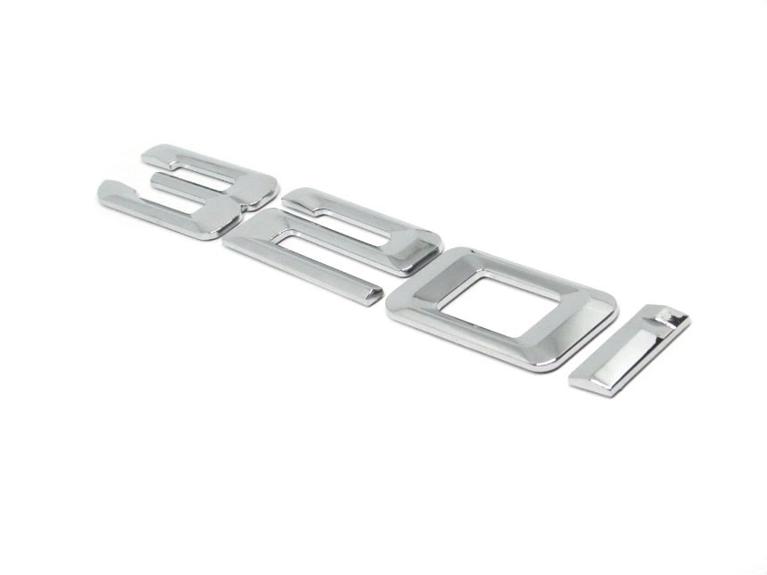 Emblem Angka 320i Chrome Untuk Bmw Kode 81