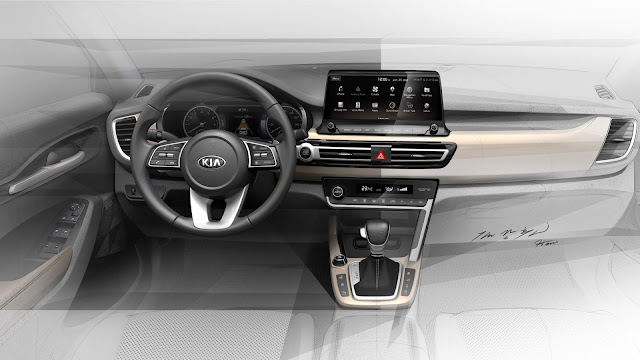 Kia revela imagens do interior do novo SUV compacto