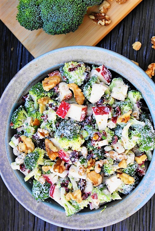 Broccoli & Apple Salad | The Kitchen is My Playground